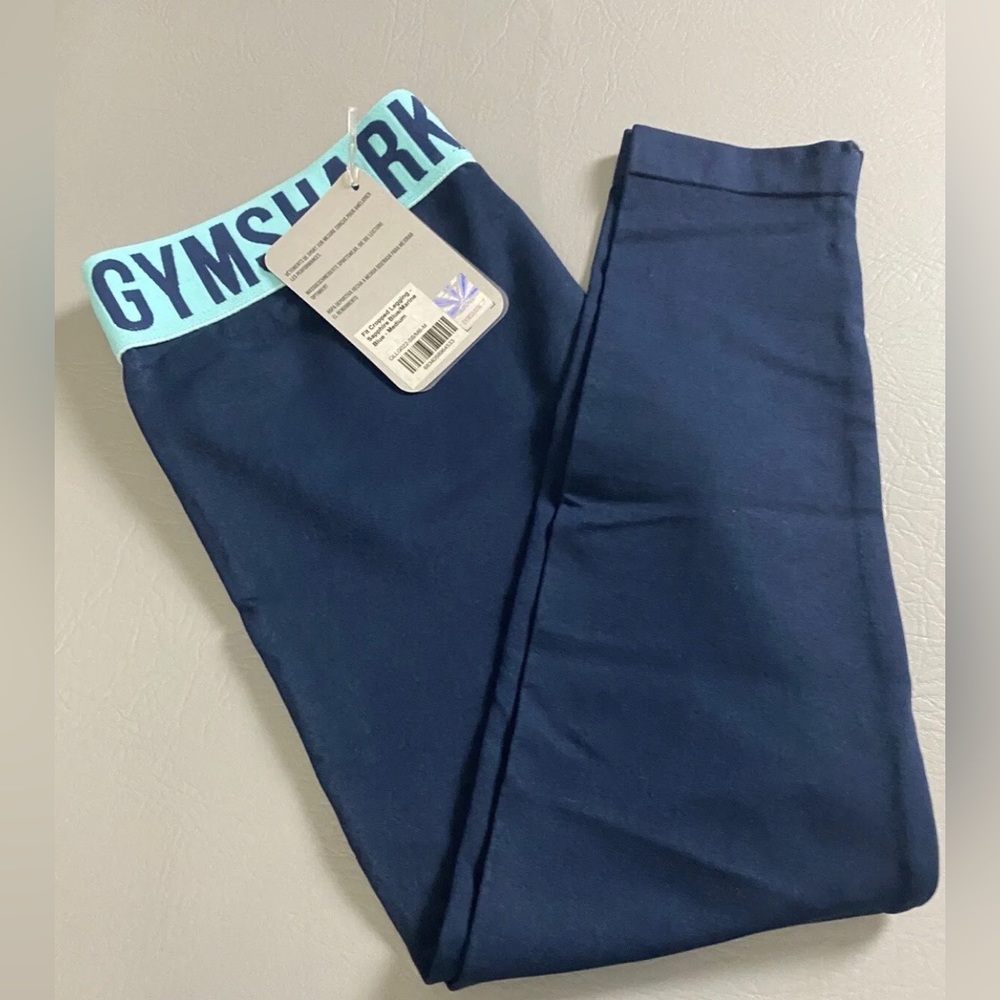 Gymshark Workout gym Cropped Seamless Leggings loungewear size M new with tags